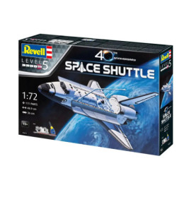 Geschenkset Space Shuttle, 40th. Anniversary, Revell Modellbausatz mit Basiszubehör