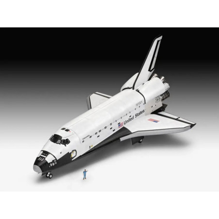 Geschenkset Space Shuttle, 40th. Anniversary, Revell Modellbausatz mit Basiszubehör