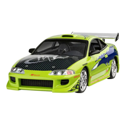 Model Set F&F Brian s 1995 Mitsubishi Eclipse , Revell Modellbausatz mit Basiszubehör