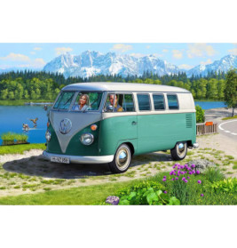 Model Set VW T1 Bus, Revell Modellbausatz mit Basiszubehör