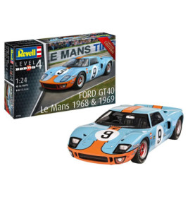 Ford GT 40 Le Mans 1968 & 1969, Revell Modellbausatz