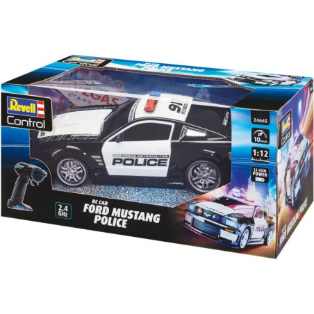 RC Car Ford Mustang Police, Revell Control Ferngesteuertes Polizeiauto RC Car Ford Mustang Police, Revell Control Ferngesteuertes Polizeiauto