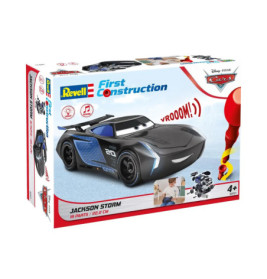 Revell Jackson Storm Bausatz mit Disney Cars-Logo, geeignet für Kinder ab 4 Jahren.
