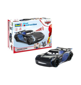 Jackson Storm Disney-Cars Auto mit Licht & Sound, Revell First Construction, Bausatz für Kinder ab 4