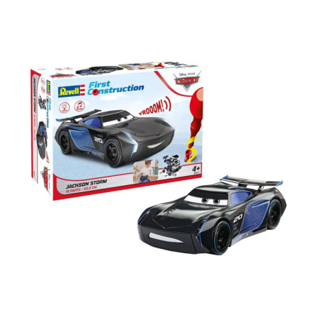 Jackson Storm Disney-Cars Auto mit Licht & Sound, Revell First Construction, Bausatz für Kinder ab 4 Jackson Storm Disney-Cars Auto mit Licht & Sound, Revell First Construction, Bausatz für Kinder ab 4