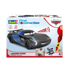Jackson Storm Disney-Cars Auto mit Licht & Sound, Revell First Construction, Bausatz für Kinder ab 4