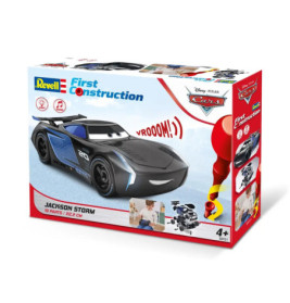 Jackson Storm Disney-Cars Auto mit Licht & Sound, Revell First Construction, Bausatz für Kinder ab 4