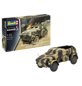German Command Armoured Vehicle Sd.Kfz.247 Ausf.B, Revell Modellbausatz