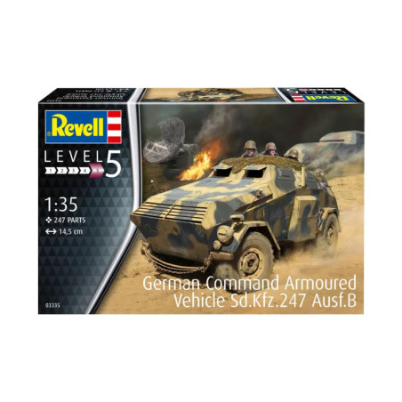 German Command Armoured Vehicle Sd.Kfz.247 Ausf.B, Revell Modellbausatz