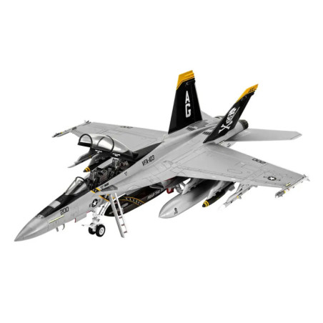 Model Set F A-18F Super Hornet, Revell Modellbausatz mit Basiszubehör