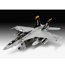 Model Set F A-18F Super Hornet, Revell Modellbausatz mit Basiszubehör