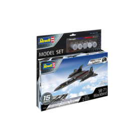 Revell SR-71 Blackbird Modellbausatz mit Farben, 75 Teilen und Jet-Abbildung, ab 10 Jahren.