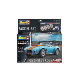 Model Set  65 Shelby Cobra 427, Revell Modellbausatz mit Basiszubehör