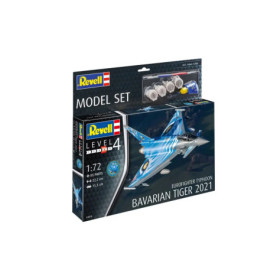 Model Set Eurofighter TyphoonBavarian Tiger 2021, Revell Modellbausatz mit Basiszubehör