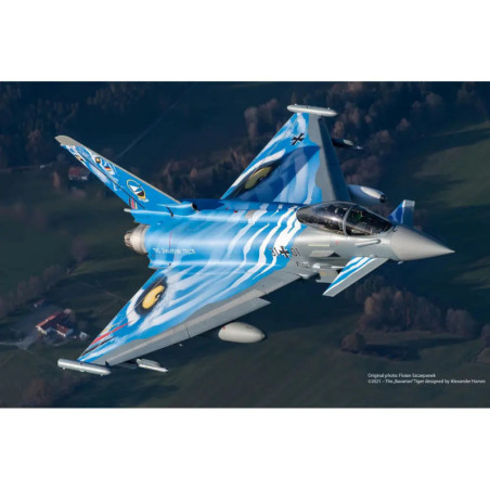 Model Set Eurofighter TyphoonBavarian Tiger 2021, Revell Modellbausatz mit Basiszubehör