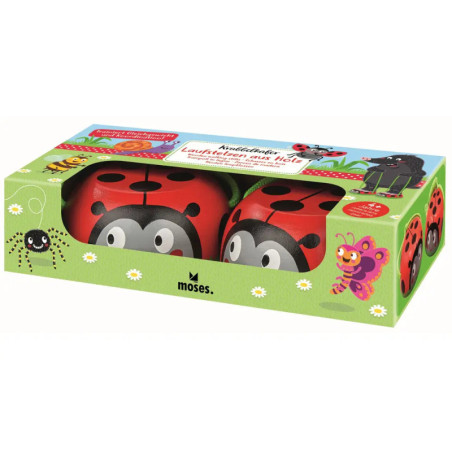 Krabbelkäfer Laufstelzen aus Holz