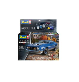 Model Set  71 Ford Mustang Boss 351 , Revell Modellbausatz mit Basiszubehör
