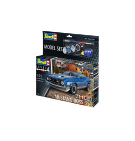 Model Set  71 Ford Mustang Boss 351 , Revell Modellbausatz mit Basiszubehör