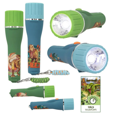 Dino World Taschenlampe mit Timer Dino World Taschenlampe mit Timer