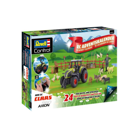 Adventskalender RC Claas Axion 960 Traktor, Revell Control Ferngesteuerter Traktor