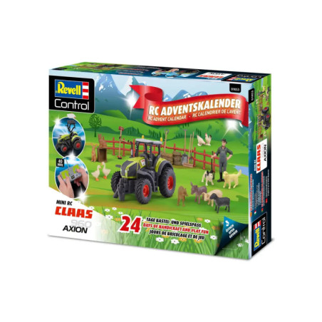 Adventskalender RC Claas Axion 960 Traktor, Revell Control Ferngesteuerter Traktor