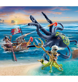 PLAYMOBIL 71419 Kampf gegen den Riesenoktopus