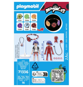 PLAYMOBIL 71336 Miraculous: Marinette & Ladybug
