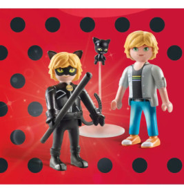 PLAYMOBIL 71337 Miraculous: Adrien & Cat Noir