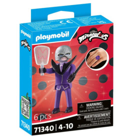 Playmobil Miraculous Hawk Moth Figur mit Zubehör, 6-teilig, für Kinder von 4-10 Jahren.