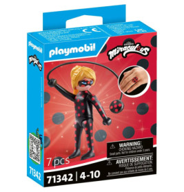 Playmobil Miraculous Ladybug Set: Box mit Figur, Jojo-Zubehör und Altersangabe 4-10 Jahre gut sichtbar.