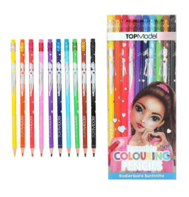 TopModel Radierbare Buntstifte