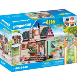 Playmobil myLife Haus-Set mit 160 Teilen für Kinder von 4-10 Jahren, inklusive Figuren und Zubehör.