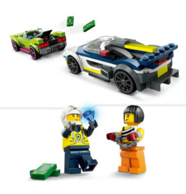 60415 Verfolgungsjagd mit Polizeiauto und Muscle Car
