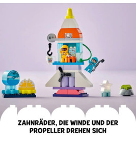10422 3-in-1-Spaceshuttle für viele Abenteuer
