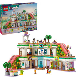 LEGO Friends Heartlake City Mall Set mit buntem Gebäude, Figuren und Einkaufszubehör im Überblick.