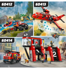 60412 Feuerwehrgeländewagen mit Rettungsboot