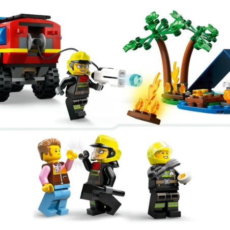 60412 Feuerwehrgeländewagen mit Rettungsboot