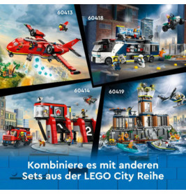 60414 Feuerwehrstation mit Drehleiterfahrzeug