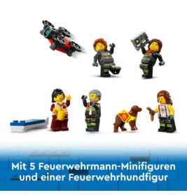 60414 Feuerwehrstation mit Drehleiterfahrzeug