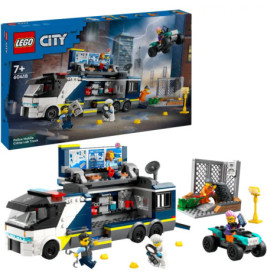 LEGO City Polizei Mobile Crime Lab Truck Set mit Minifiguren, Truck, ATV und Zubehör für den Tatort.