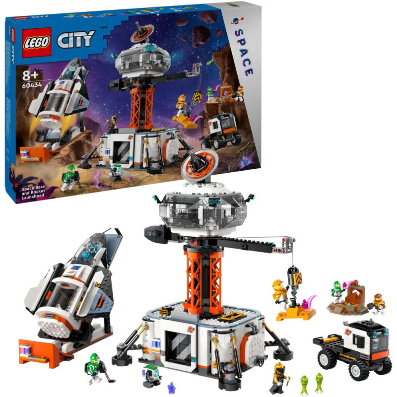 LEGO City Space Set mit Kontrollzentrum, Raumschiff, Rover, Minifiguren und Box. Für Kinder ab 8 Jahren. LEGO City Space Set mit Kontrollzentrum, Raumschiff, Rover, Minifiguren und Box. Für Kinder ab 8 Jahren.