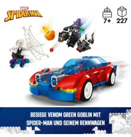 76279 Spider-Mans Rennauto & Venom Green Goblin
