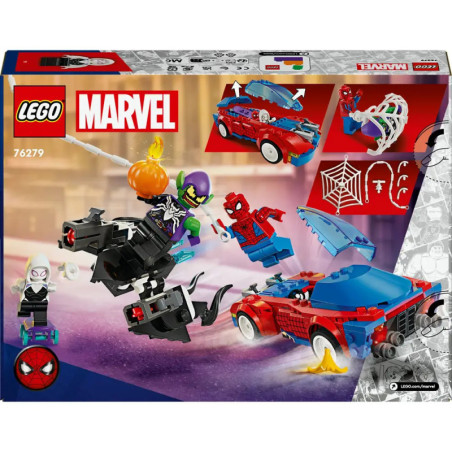 76279 Spider-Mans Rennauto & Venom Green Goblin