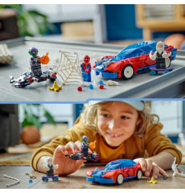 76279 Spider-Mans Rennauto & Venom Green Goblin
