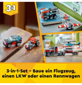 31146 Tieflader mit Hubschrauber