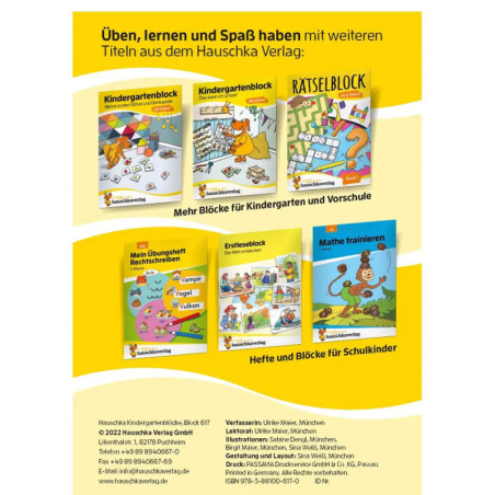 Kindergartenblock Das kann ich schon!