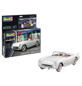 Model Set 1953 Chevrolet® Corvette® Roadster , Revell Modellbausatz mit Basiszubehör