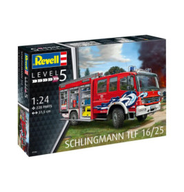 Revell Modellbausatz Schlingmann TLF 16/25, 1:24, 228 Teile, Schwierigkeitsgrad 5.