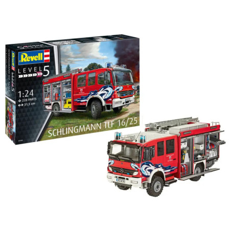 Schlingmann TLF 16 25, Revell Modellbausatz Schlingmann TLF 16 25, Revell Modellbausatz