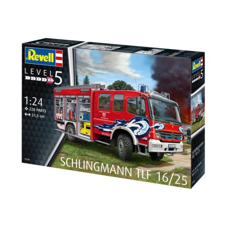 Schlingmann TLF 16 25, Revell Modellbausatz Schlingmann TLF 16 25, Revell Modellbausatz
